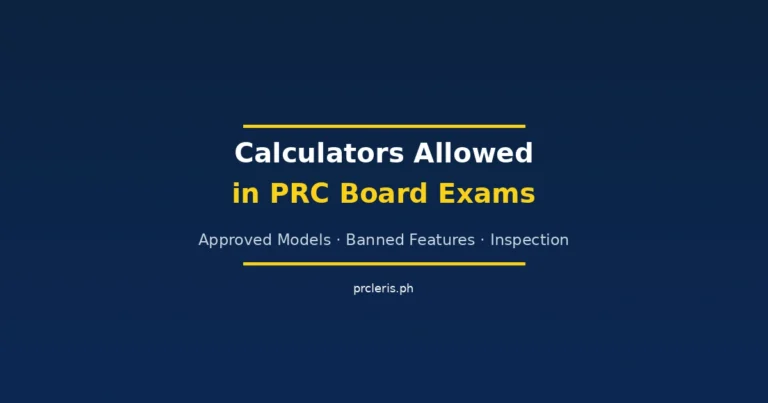 calculator allowed in prc