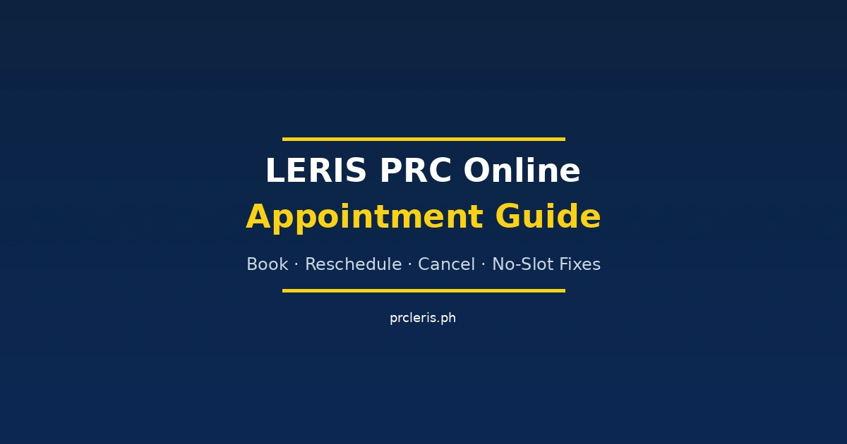 leris prc online appointment