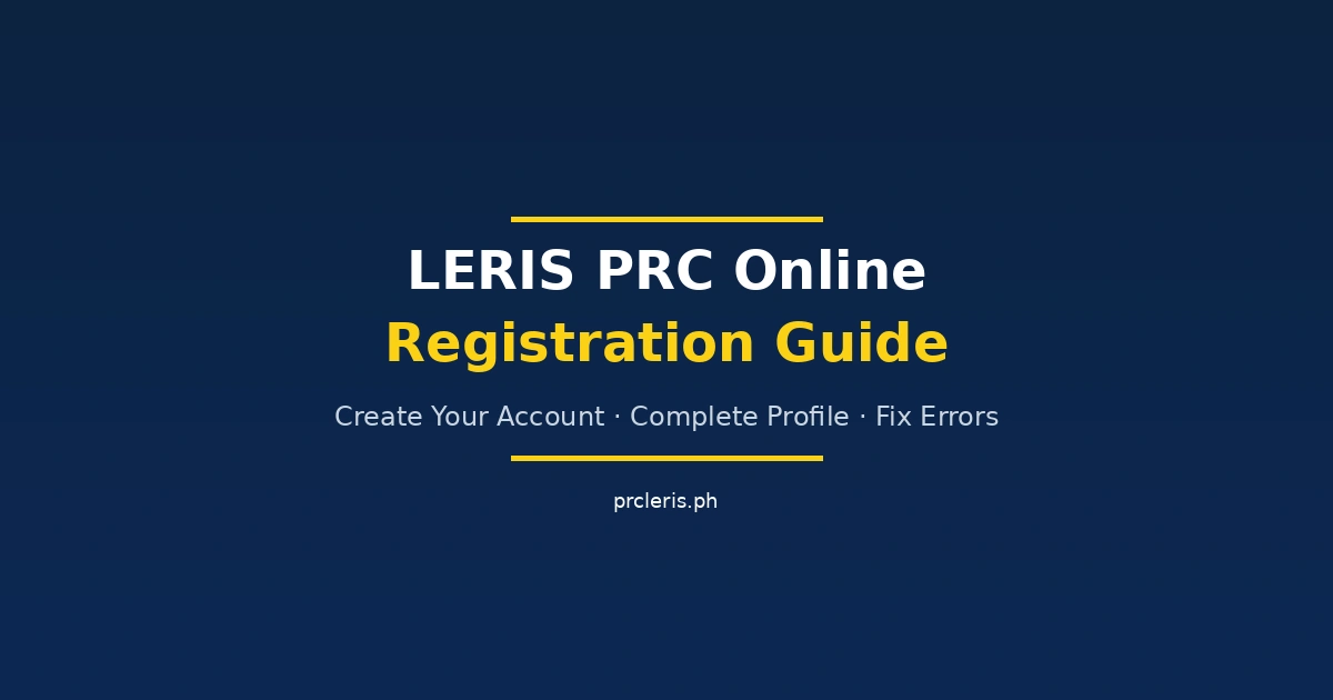 leris prc online registration