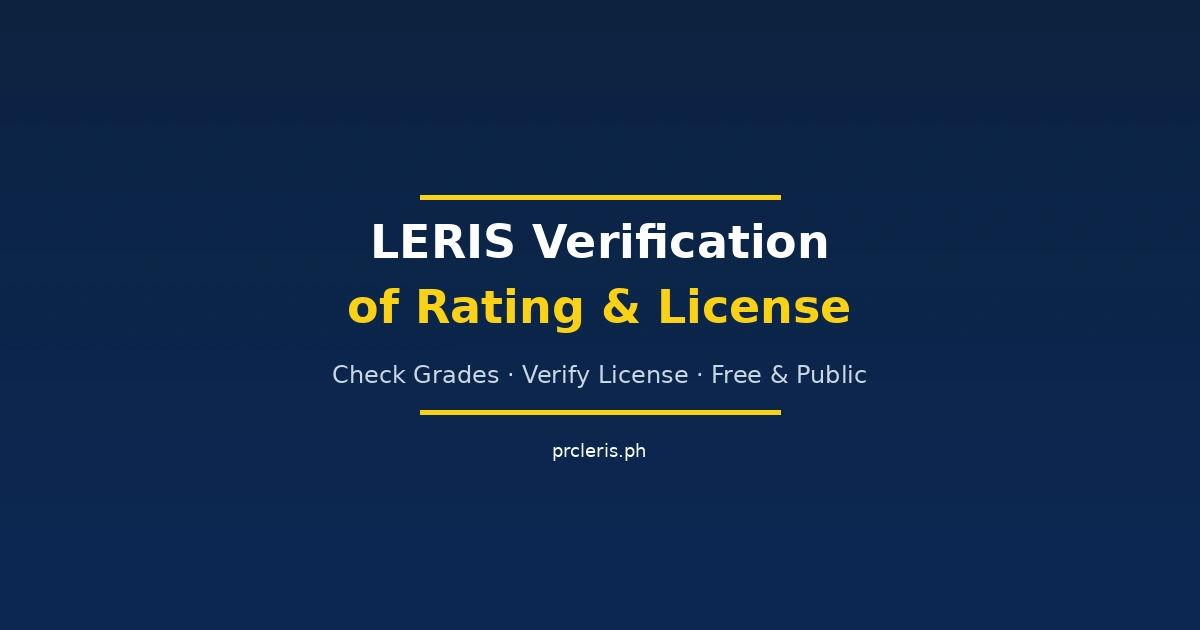 leris verification