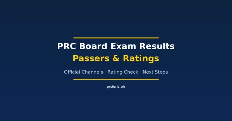prc board exam results