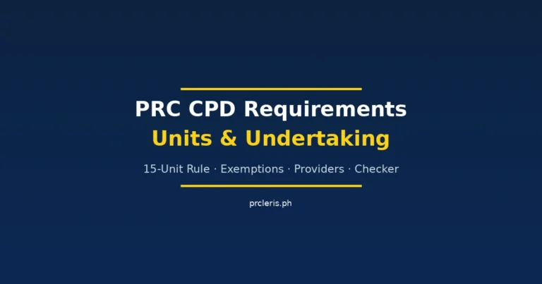 prc cpd requirements