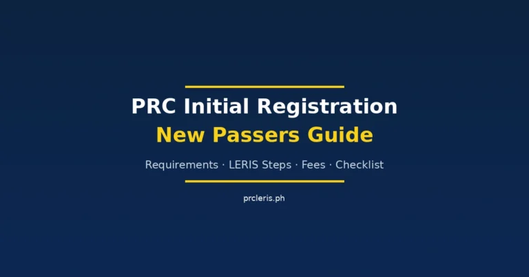 prc initial registration