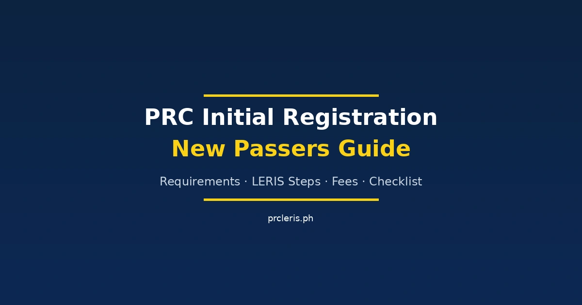 prc initial registration