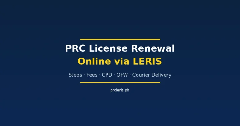 prc license renewal online