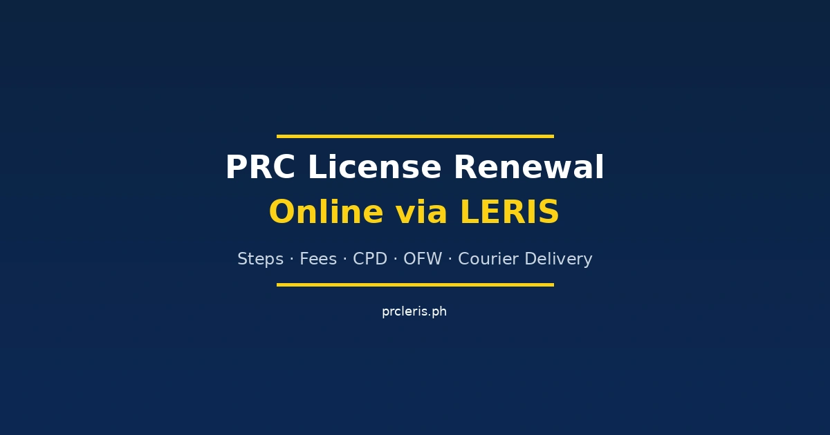 prc license renewal online