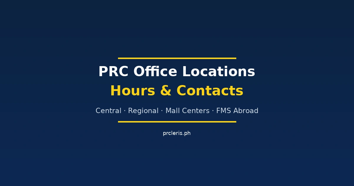 prc office locations