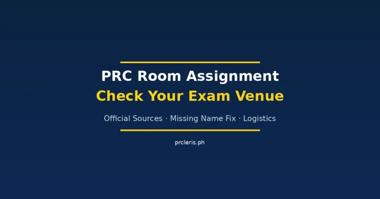 prc room assignment